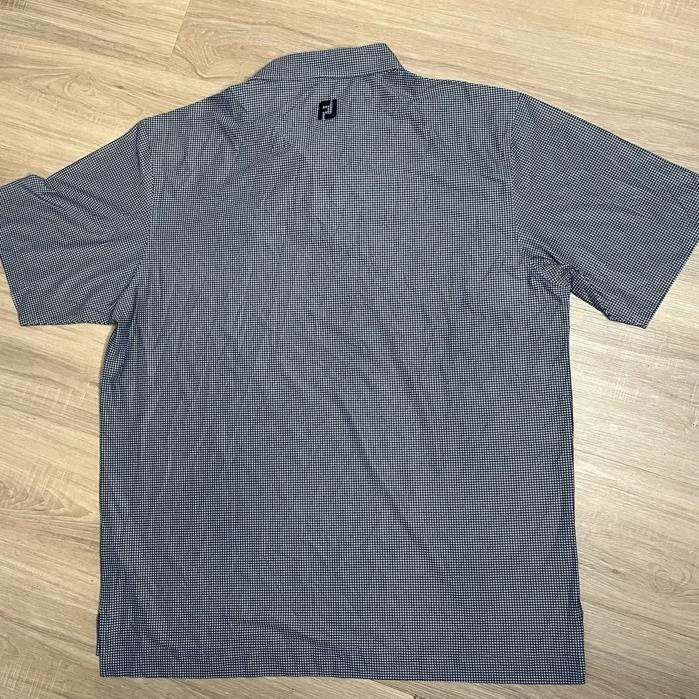FootJoy‎ Men's Heather Lisie Houndstooth Moisture Wicking Golf Shirt X-Large